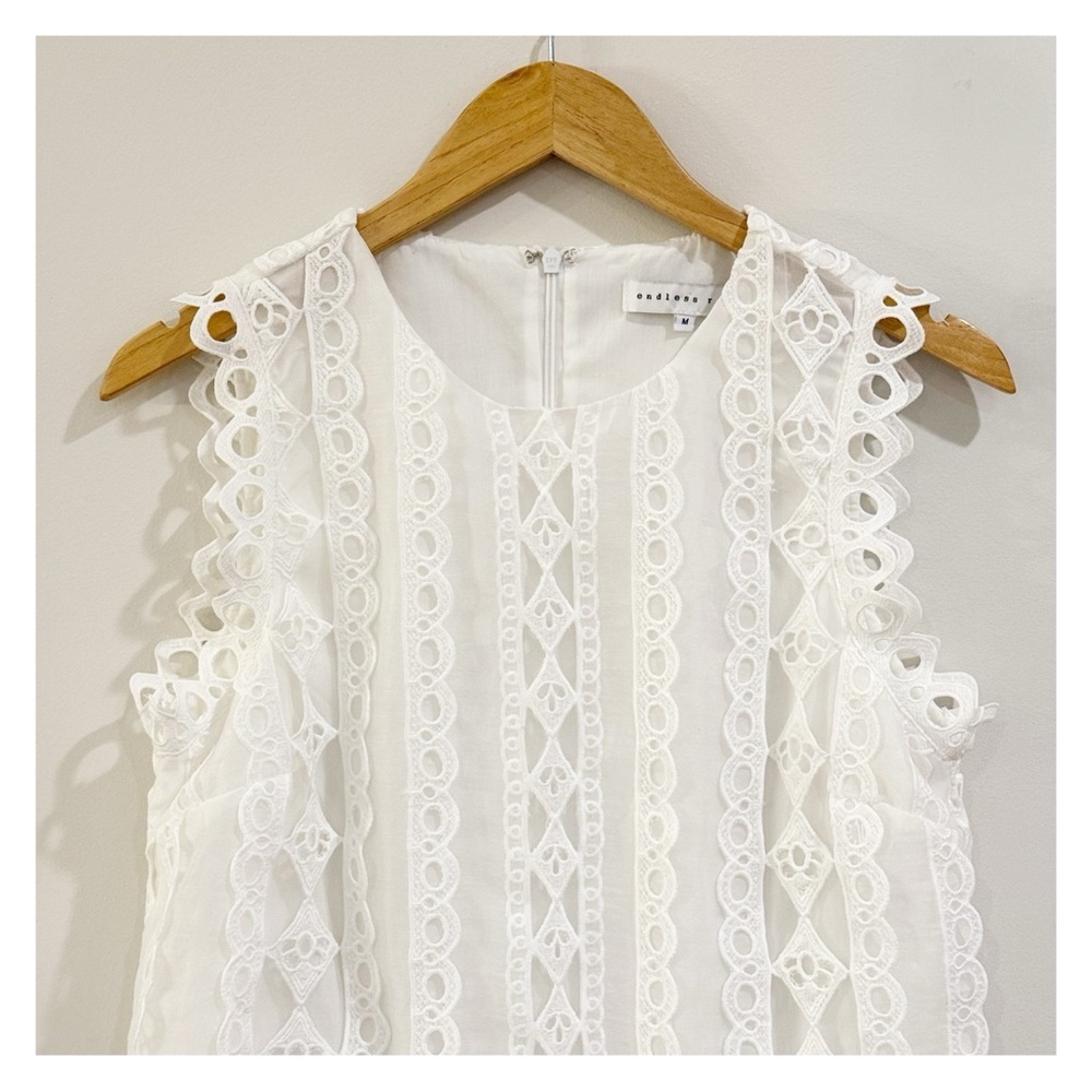 Endless Rose Lace Mini Dress white M - Picture 5 of 11
